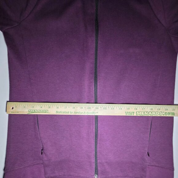 Kirkland Signature Womens Purple Full Zipped Exercise Jacket Size XL - Picture 8 of 12